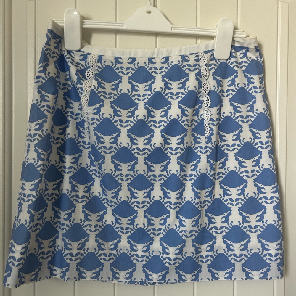 Lilly Pulitzer Blue and White Cotton Top